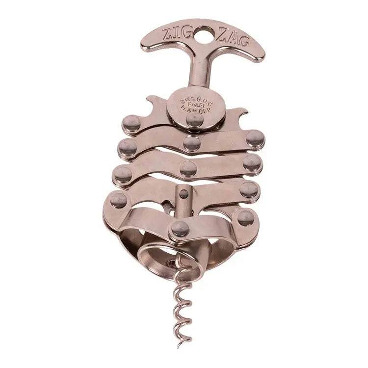 Zig-Zag Korkenzieher aus Edelstahl